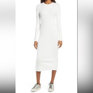 Nordstrom: Treasure & Bond Crewneck Long Sleeve Midi Sweater Dress